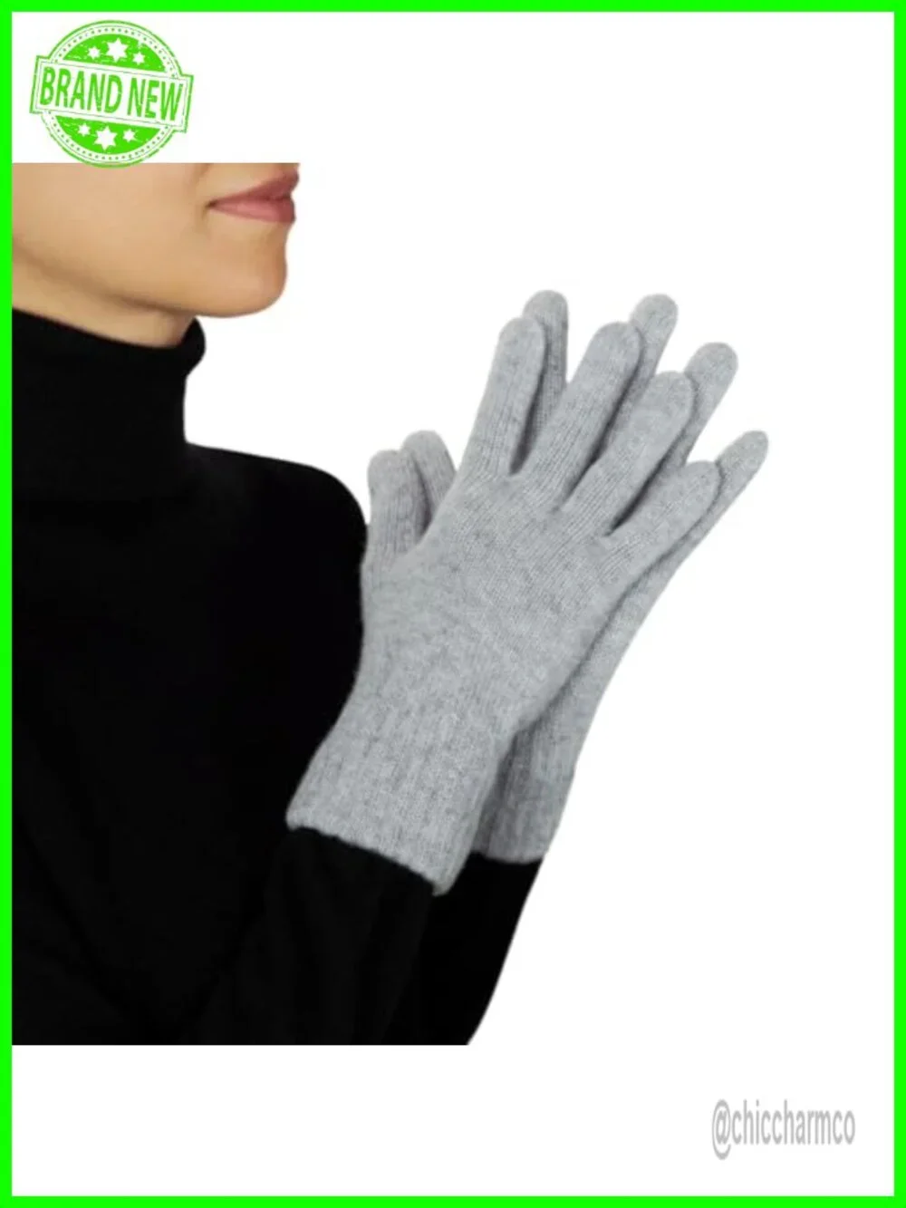 100% Cashmere Gloves Made in Scotland Warm Winter Accessory